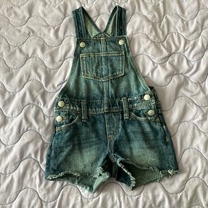 Old navy, Girls, blue jeans short overalls size 5T
